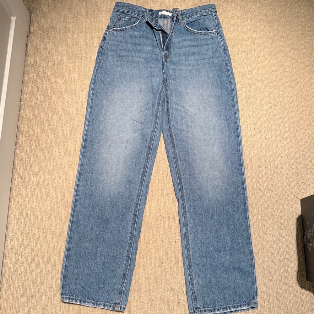 Frank & Oak Light Blue Boyfriend Jeans